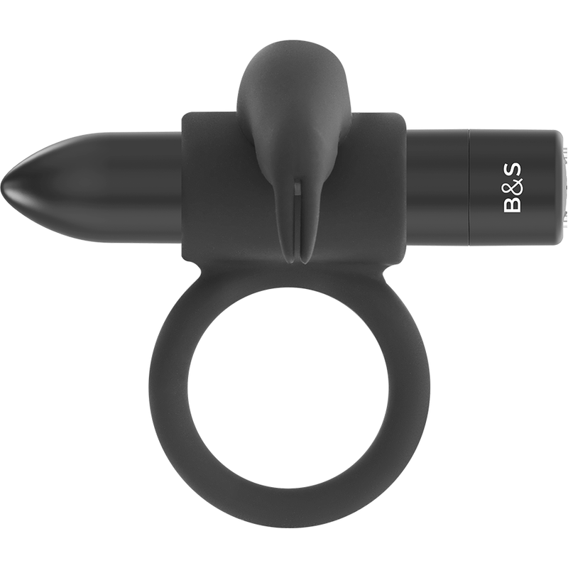 ANELLO PENE VIBRANTE RICARICABILE, SILICONE MEDICO, 10 MODALITÀ VIBRAZIONE