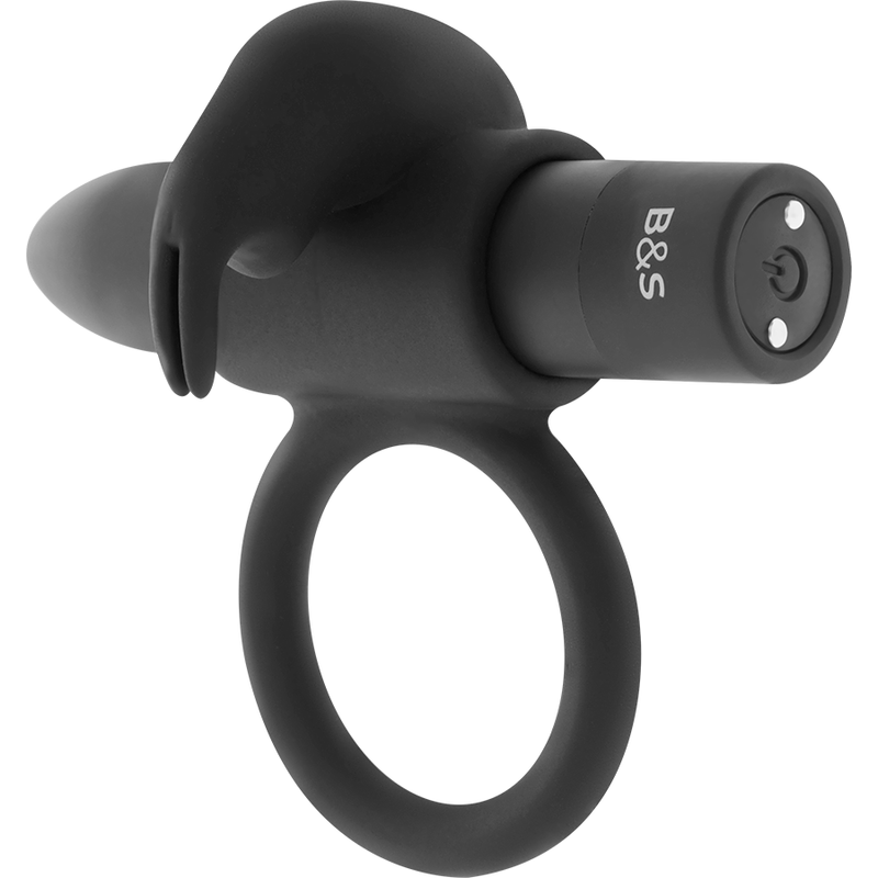 ANELLO PENE VIBRANTE RICARICABILE, SILICONE MEDICO, 10 MODALITÀ VIBRAZIONE