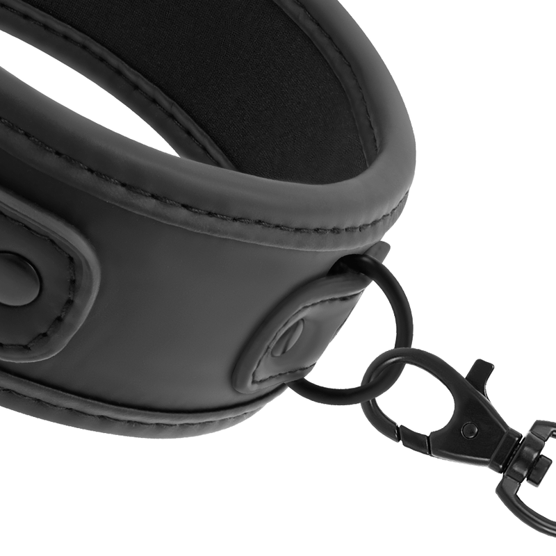 COLLARE CON GUINZAGLIO NEOPRENE, METALLO NICKEL FREE, DESIGN ERGONOMICO