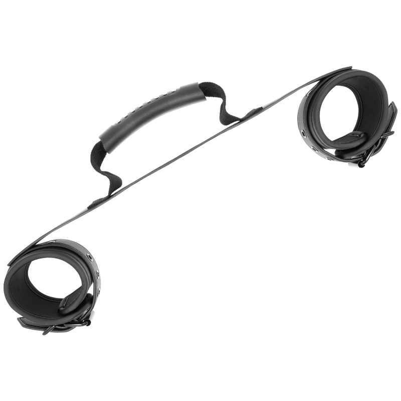 FETISH SUBMISSIVE - MANETTE CON FODERA IN NEOPRENE E MANIGLIA