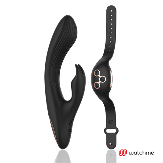 ANNE'S DESIRE - VIBRATORE RABBIT CON TECNOLOGIA  WATCHME NERO/ORO