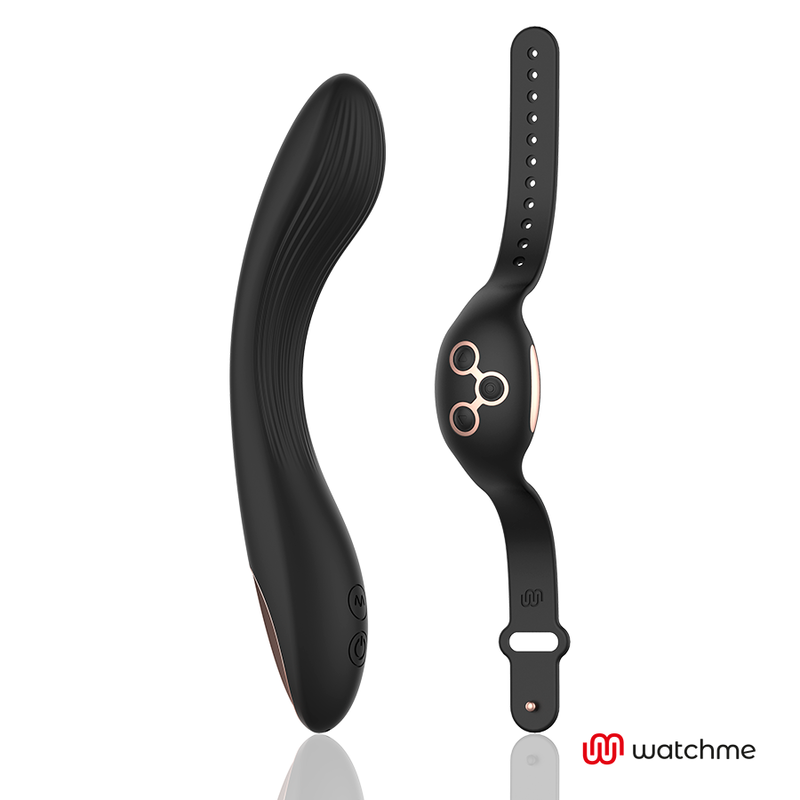 VIBRATORE G-SPOT CURVE CON TECNOLOGIA WATCHME NERO / ORO