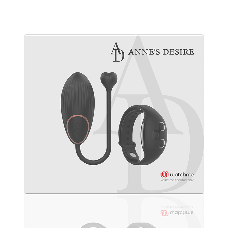 ANNE'S DESIRE -  DUAL PLEASURE OVETTO  CON TECNOLOGIA WATCHME NERO