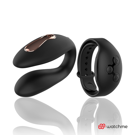 ANNE'S DESIRE - DUAL PLEASURE VIBRATORE CON TECNOLOGIA WATCHME NERO