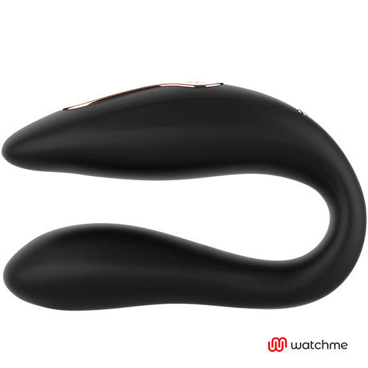 VIBRATORE DI COPPIA DUAL PLEASURE CON TECNOLOGIA WATCHME NERO/ORO