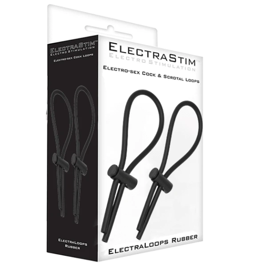 ELECTRASTIM - ANELLI PER PENE E TESTICOLI REGOLABILI IN GOMMA