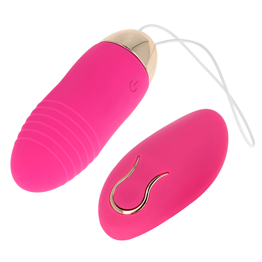OHMAMA - OVETTO VIBRANTE CON TELECOMANDO  10 VELOCITÀ ROSA