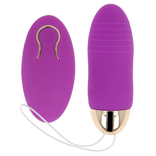 OHMAMA - OVETTO VIBRANTE CON TELECOMANDO 10 VELOCITÀ VIOLA