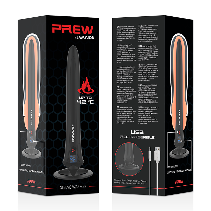 JAMYJOB - PREW DISPOSITIVO RISCALDANTE PER MASTURBATORE