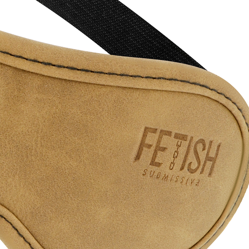 FETISH SUBMISSIVE ORIGEN - MASCHERINA IN PELLE VEGANA CON FODERA IN NEOPRENE