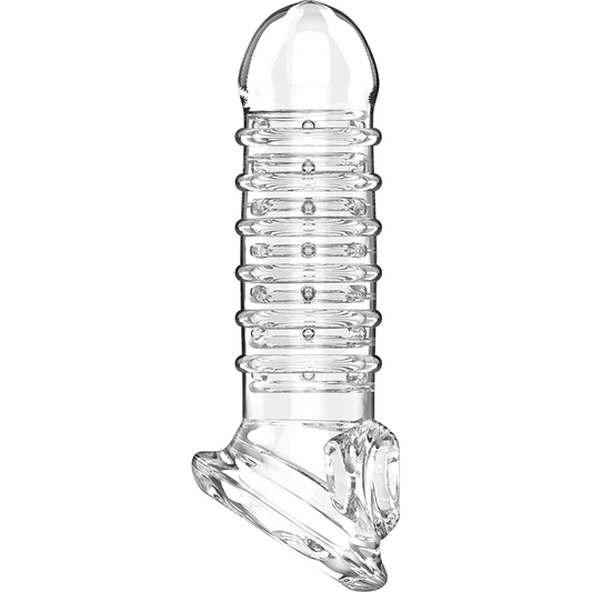 VIRILXL - V15 PROLUNGA E GUAINA PER PENE TRASPARENTE