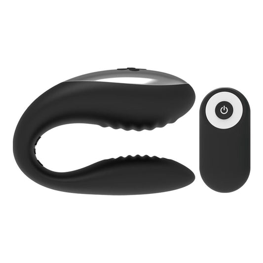 BRILLY GLAM - WE LOVE VIBRATORE DI COPPIA CON  TELECOMANDO NERO