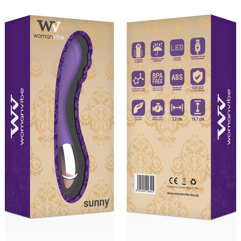 WOMANVIBE - VIBRATORE RICARICABILE SUNNY IN SILICONE