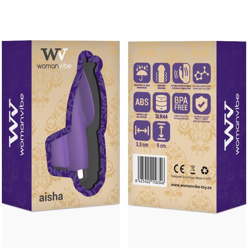 WOMANVIBE - DITALE STIMOLATORE AISHA IN SILICONE