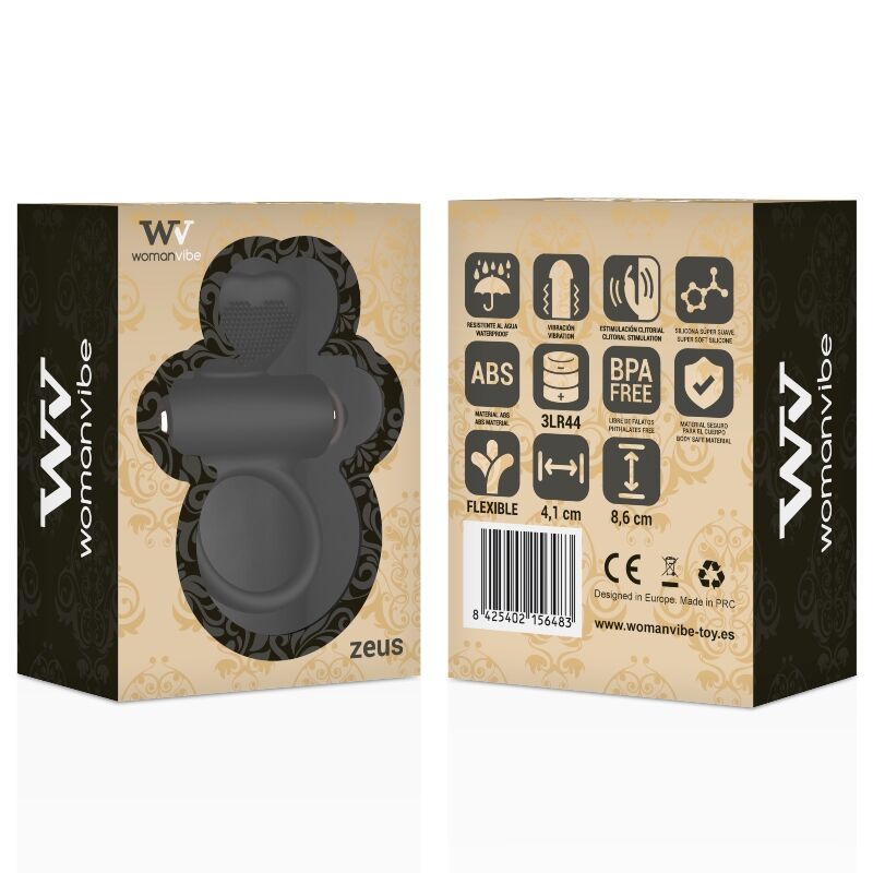 WOMANVIBE - ANELLO VIBRANTE ZEUS IN SILICONE