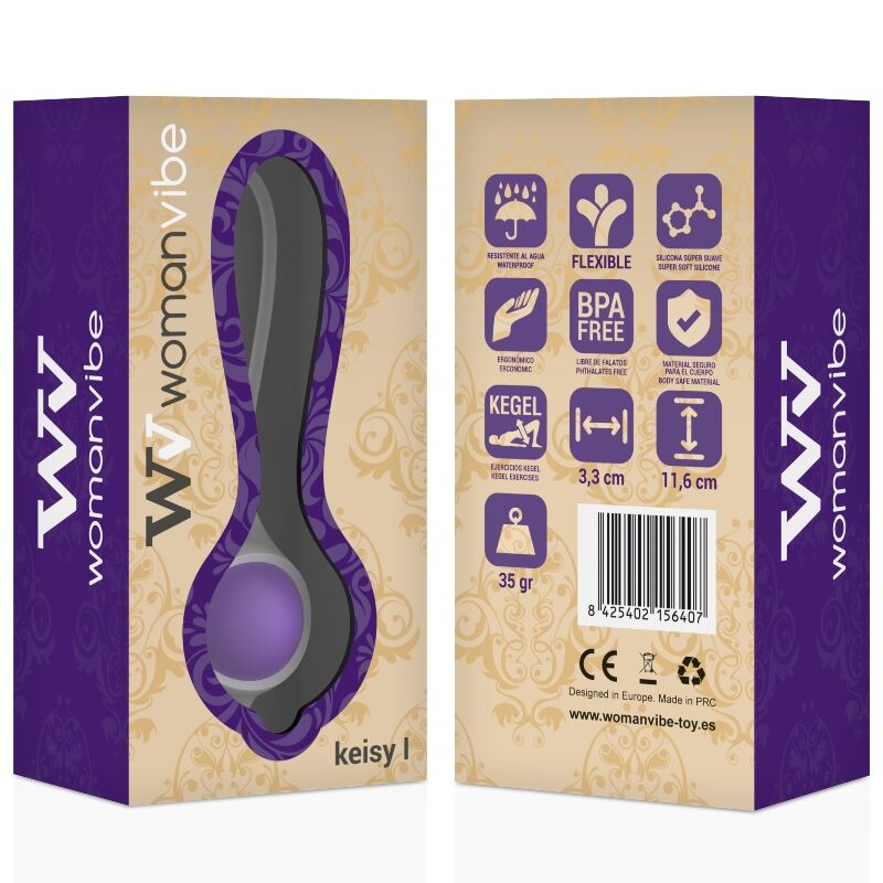 WOMANVIBE - PALLINA GEISHA KEISY I IN  SILICONE VIOLA