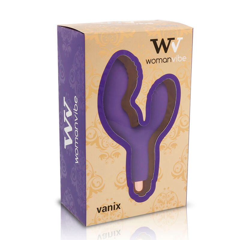 WOMANVIBE - VIBRATORE STIMOLATORE VANIX IN SILICONE