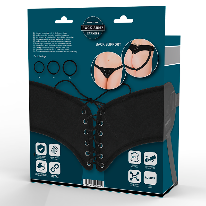 ROCKARMY - HARNESS REGOLABILE E ANELLI FLESSIBILI