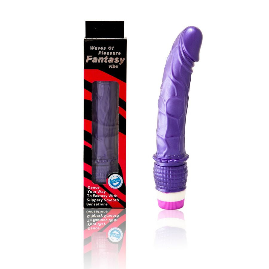 VIBRATORE REALISTICO WAVES OF PLEASURE 23 CM VIOLA