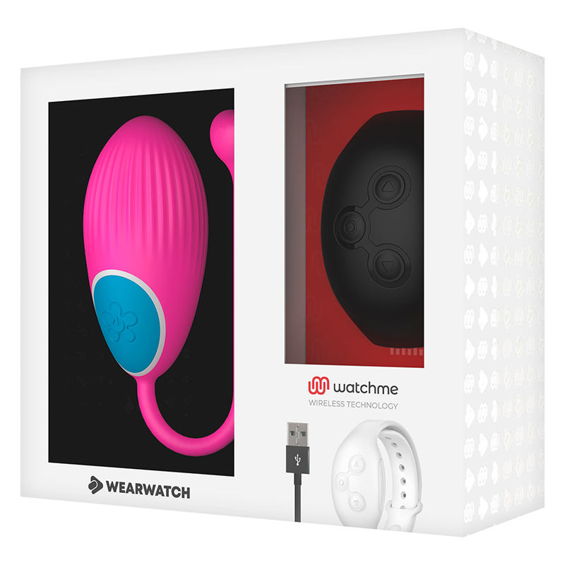 WEARWATCH - OVETTO VIBRANTE WATCHME A DOPPIA TECNOLOGIA FUCSIA / NERO