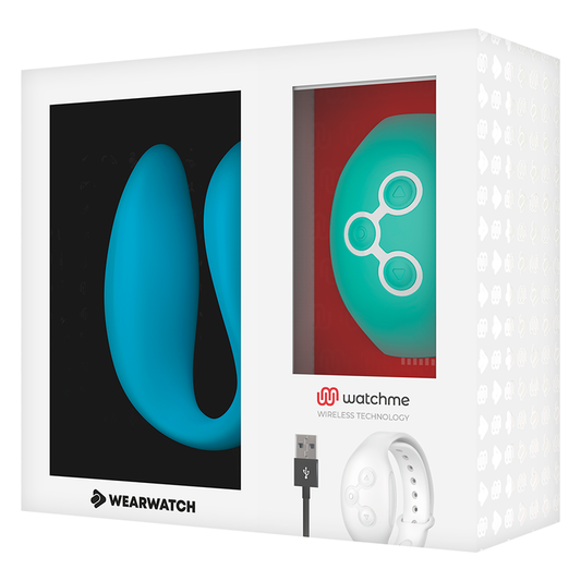 WEARWATCH -  VIBRATORE DI COPPIA CON WATCHME TECNOLOGY    INDACO/ACQUAMARINA