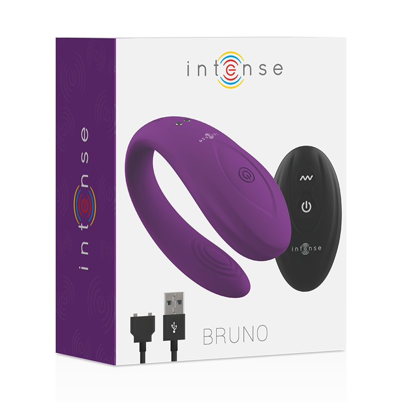 INTENSE - BRUNO VIBRATORE DI COPPIA LILLA