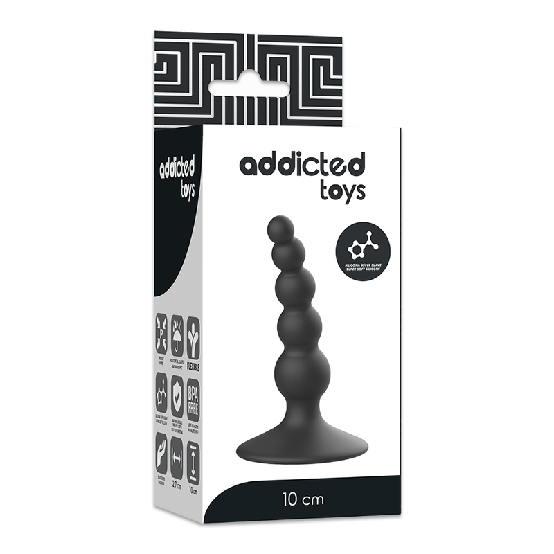 ADDICTED TOYS - PLUG ANALE 10 CM NERO