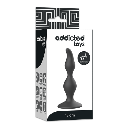 ADDICTED TOYS - PLUG ANALE 12 CM NERO