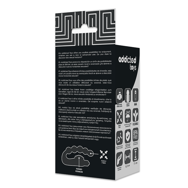 ADDICTED TOYS - MASSAGGIATORE ANALE PROSTATICO VIBRANTE