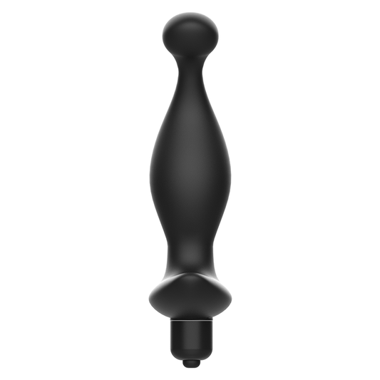 ADDICTED TOYS - MASSAGGIATORE ANALE CON VIBRAZIONE  MODELLO 1 NERO